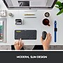 Logitech Pebble M350 Wireless Ambidextrous Optical USB Mouse, Graphite (910-005743)~#|#~sp162863882_sc7
