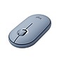 Logitech Pebble M350 Wireless Ambidextrous Optical Mouse, Blue Gray  (910-005773)~#|#~sp162863986_sc7
