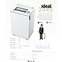 IDEAL 2445 P-7 Security 14 Sheet Super Micro Cut Commercial Shredder (IDEDSH0067H)~#|#~sp163152792_sc7