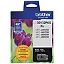 Brother LC3013BK Black High Yield Ink Cartridge, 2/Pack  (LC30138PKS)~#|#~sp163289625_sc7