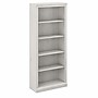 Bush Furniture Saratoga 72"H 5-Shelf Bookcase with Adjustable Shelves, Linen White Oak Laminate (W1645C-03)~#|#~sp163409831_sc7