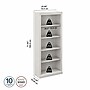 Bush Furniture Saratoga 72"H 5-Shelf Bookcase with Adjustable Shelves, Linen White Oak Laminate (W1645C-03)~#|#~sp163409834_sc7