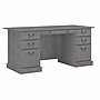 Bush Furniture Saratoga 66"W Wood Executive Desk, Modern Gray (EX45866-03K)~#|#~sp163411644_sc7