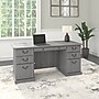 Bush Furniture Saratoga 66"W Wood Executive Desk, Modern Gray (EX45866-03K)~#|#~sp163411645_sc7