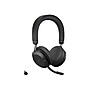 jabra Evolve2 75 MS Wireless Noise Canceling Bluetooth Mobile On Ear Headset, MS Certified, Black (27599-999-889)~#|#~sp163569489_sc7