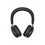 jabra Evolve2 75 MS Wireless Noise Canceling Bluetooth Mobile On Ear Headset, MS Certified, Black (27599-999-889)~#|#~sp163569491_sc7