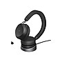 jabra Evolve2 75 MS Wireless Noise Canceling Bluetooth Mobile On Ear Headset, MS Certified, Black (27599-999-889)~#|#~sp163569492_sc7