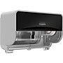 Kimberly-Clark Professional ICON Coreless 2-Roll Horizontal Toilet Paper Dispenser with Faceplate, Black Mosaic (58722)~#|#~sp163572074_sc7