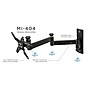 Mount-It! Full-Motion Single Monitor Wall Arm Mount, Up to 30", Black (MI-404)~#|#~sp163926464_sc7
