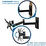Mount-It! Full-Motion Single Monitor Wall Arm Mount, Up to 30", Black (MI-404)~#|#~sp163926465_sc7