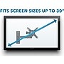 Mount-It! Full-Motion Single Monitor Wall Arm Mount, Up to 30", Black (MI-404)~#|#~sp163926468_sc7