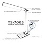 Mount-It! Turcom Dimmable LED Desk Lamp with USB Ports for Chargers (TS-7005)~#|#~sp163926799_sc7