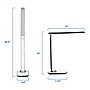 Mount-It! Turcom Dimmable LED Desk Lamp with USB Ports for Chargers (TS-7005)~#|#~sp163926804_sc7