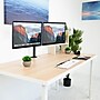 Mount-It! Adjustable Dual Monitor Arm Mount, Up To 32" Monitor, Black (MI-2752)~#|#~sp163926825_sc7