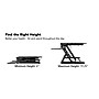 Mount-It! 48"W Rectangular Adjustable Metal Standing Desk Converter, Black (MI-7925)~#|#~sp163926902_sc7