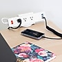 Mount-It! 3-Outlet 3-USB Port Desktop Power Strip with Clamp Desk Mount, White (MI-7281)~#|#~sp163926960_sc7