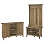 Bush Furniture Salinas 68" Storage Set with Hall Tree, Shoe Bench, Accent Cabinet, 5 Shelves, Reclaimed Pine (SAL008RCP)~#|#~sp164750957_sc7