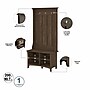 Bush Furniture Salinas 68" Storage Set with Hall Tree, Shoe Bench and Accent Cabinet with 5 Shelves, Ash Brown (SAL008ABR)~#|#~sp164751165_sc7