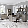 Bush Furniture Salinas 60"W L Shaped Desk with Storage, Driftwood Gray (SAD160DG-03)~#|#~sp164753495_sc7
