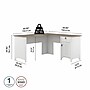 Bush Furniture Salinas 60" L-Shaped Desk, Shiplap Gray/Pure White (SAD160G2W-03)~#|#~sp164754552_sc7