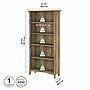Bush Furniture Salinas 63"H 5-Shelf Bookcase, Reclaimed Pine (SAB132RCP-03)~#|#~sp164756049_sc7