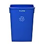 Alpine Industries Polypropylene Recycling Bin, 23 Gallon, Blue (477-R-BLU-PKG1)~#|#~sp165402700_sc7