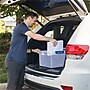 Bankers Box Heavy-Duty Latch Lid Plastic File Box, Letter Size, Blue/Clear, Each (86101)~#|#~sp165492738_sc7