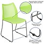 Flash Furniture HERCULES Plastic Stacking Chair, Green/Gray (RUT498AGN)~#|#~sp167071338_sc7