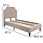Flash Furniture Brighton Tufted Upholstered Platform Bed in Beige Fabric, Twin (SLBK4TB)~#|#~sp167255648_sc7