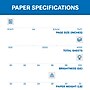 Hammermill Premium 8.5" x 11" 3-Hole Punched Color Copy Paper, 28 lbs., 100 Brightness, 500 Sheets/Ream, 8 Reams/Carton (102500)~#|#~sp167257033_sc7