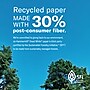 Hammermill Great White 30% Recycled 8.5" x 11" Copy Paper, 20 lbs., 92 Brightness, 500 Sheets/Ream (86700)~#|#~sp167257043_sc7