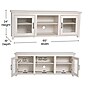 Flash Furniture Sheffield Console TV Stand, Screens up to 80", White Wash (GCMBLK65WH)~#|#~sp167316010_sc7