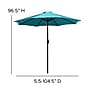 Flash Furniture 9' Patio Umbrella, Teal (GM402003TL)~#|#~sp167316774_sc7