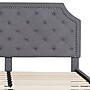 Flash Furniture Brighton Tufted Upholstered Platform Bed in Light Gray Fabric, King (SLBK4KLG)~#|#~sp167319406_sc7