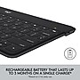 Logitech Keys-to-Go Ultra-Portable Keyboard For iPhone, iPad, and Apple TV, Black~#|#~sp167741296_sc7
