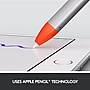 Logitech Crayon Digital Pencil for all iPads (2018 releases and later) with Apple Pencil technology, Intense Sorbet (914-000033)~#|#~sp167741369_sc7
