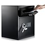 AdirOffice Black Steel Drop Bin Depository Safe With Digital Lock, 1.1 cu. ft. (670-200-BLK)~#|#~sp167909498_sc7