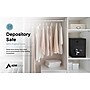 AdirOffice Black Steel Drop Bin Depository Safe With Digital Lock, 1.1 cu. ft. (670-200-BLK)~#|#~sp167909506_sc7