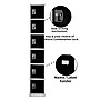 AdirOffice 72'' 6-Tier Black Storage Locker (629-206-BLK)~#|#~sp167909597_sc7