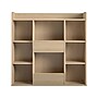 Ameriwood Tyler 40.8"H 9-Shelf Bookcase, Blonde Oak Particle Board (4865847COM)~#|#~sp168017966_sc7