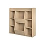 Ameriwood Tyler 40.8"H 9-Shelf Bookcase, Blonde Oak Particle Board (4865847COM)~#|#~sp168017978_sc7