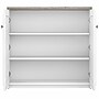 Bush Furniture Fairview 30" Small Storage Cabinet with 3 Shelves, Shiplap Gray/Pure White (WC53696-03)~#|#~sp168353582_sc7