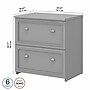 Bush Furniture Fairview 2 Drawer Lateral File Cabinet, Cape Cod Gray, (WC53581-03)~#|#~sp168353628_sc7