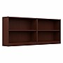 Bush Furniture Universal 30"H 2-Shelf Bookcase, Vogue Cherry, 2/Set (UB001VC)~#|#~sp168357392_sc7