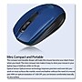 Adesso iMouse S50 Mini Wireless Ambidextrous Mouse, Blue~#|#~sp168608925_sc7