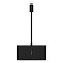 Belkin USB-C Multimedia Adapter, HDMI; Ethernet; USB-A; USB-C; VGA, 4.33", Black~#|#~sp168610435_sc7