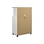 System Build Whitmore 42" Microwave Stand with 6 Shelves, Rustic White/Oak (7014500COM)~#|#~sp168616424_sc7