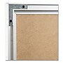 U Brands Magnetic Dry Erase Board with Aluminum Frame, 24 x 18, White Surface, Silver Frame~#|#~sp168697146_sc7
