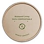 World Centric Paper Lids for Cups, 4.6" Diameter, Kraft., 500/Carton (WORBOLPA12K)~#|#~sp168697765_sc7
