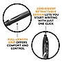 BIC Gel-ocity Quick Dry Retractable Gel Pen, Medium Point, 0.7 mm, Black Ink, 12/Pack (RGLCG11-BLK)~#|#~sp168939706_sc7